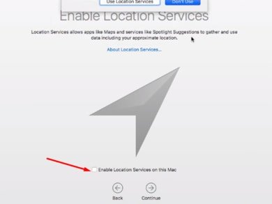 enable location